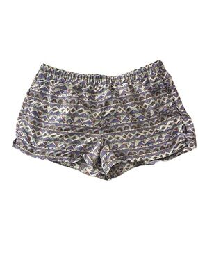 Patagonia Barely Baggies Valengo Light Violet Blue Pattern Shorts - Size L